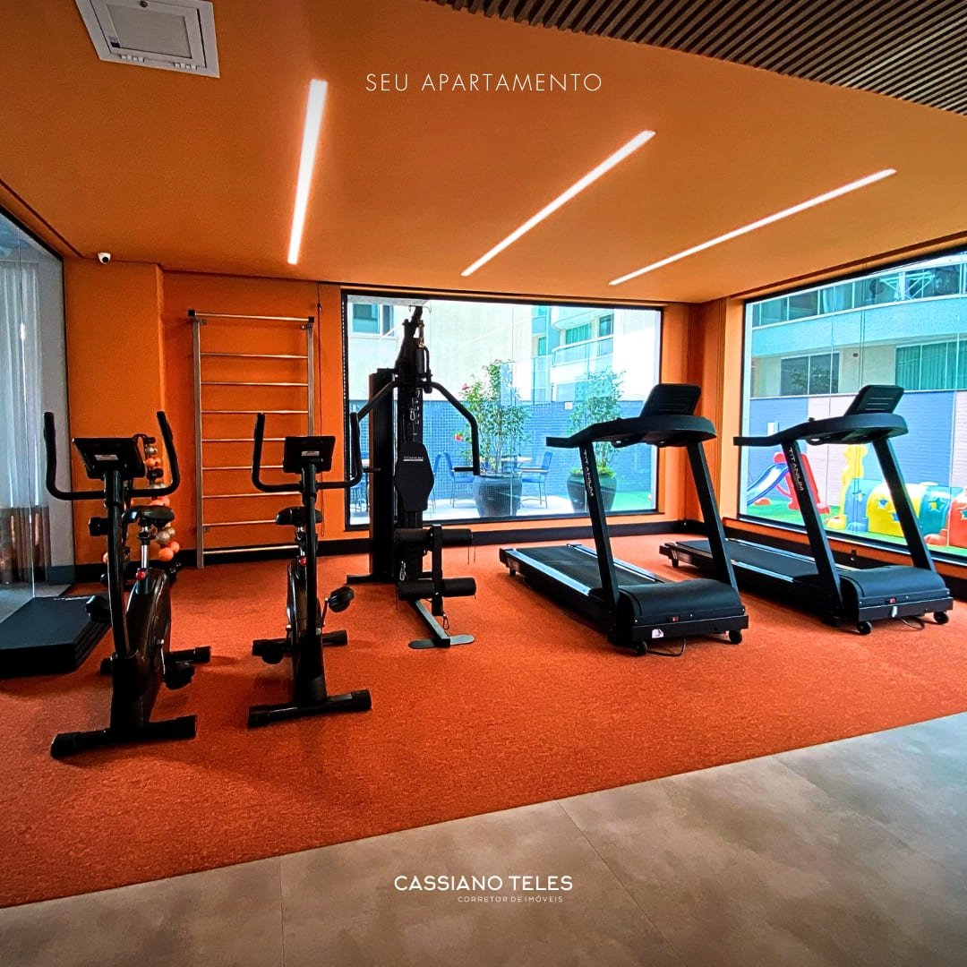 Academia equipada do Carmel Residence em Itapema.