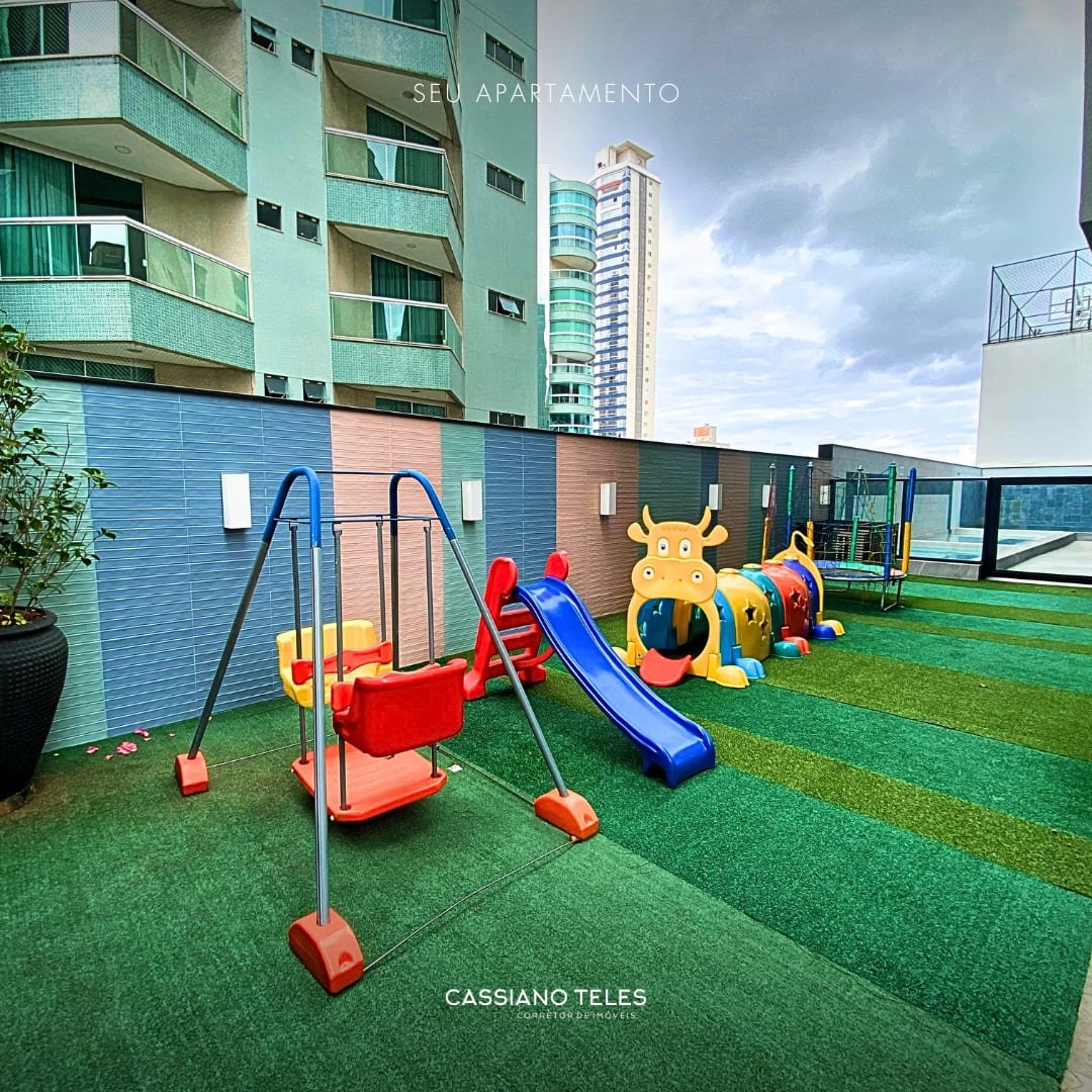 Brinquedoteca infantil do Carmel Residence, ideal para famílias, em Itapema.