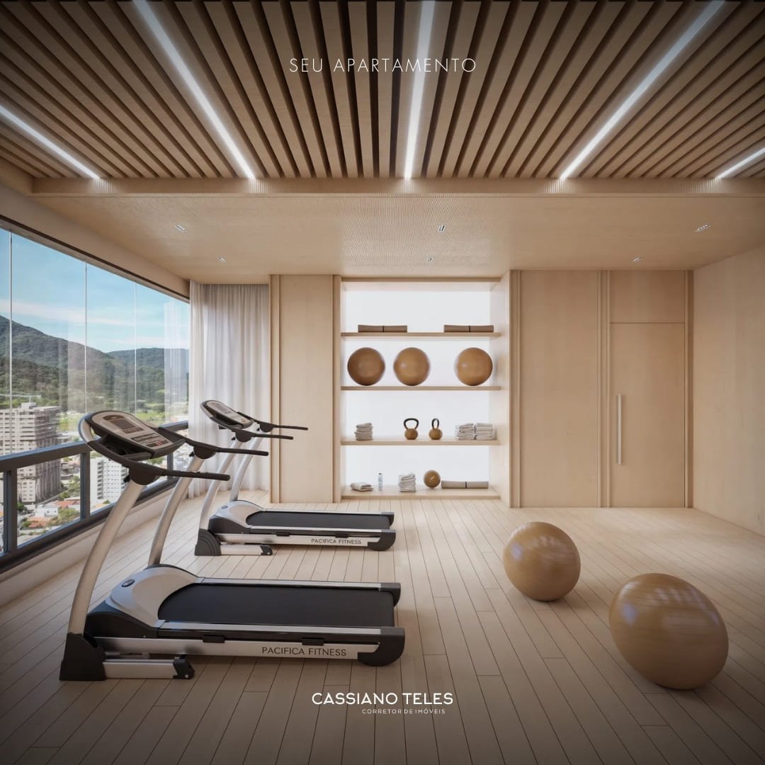 Academia do Vellum em Porto Belo, espaço moderno e equipado para treinos com conforto e praticidade.