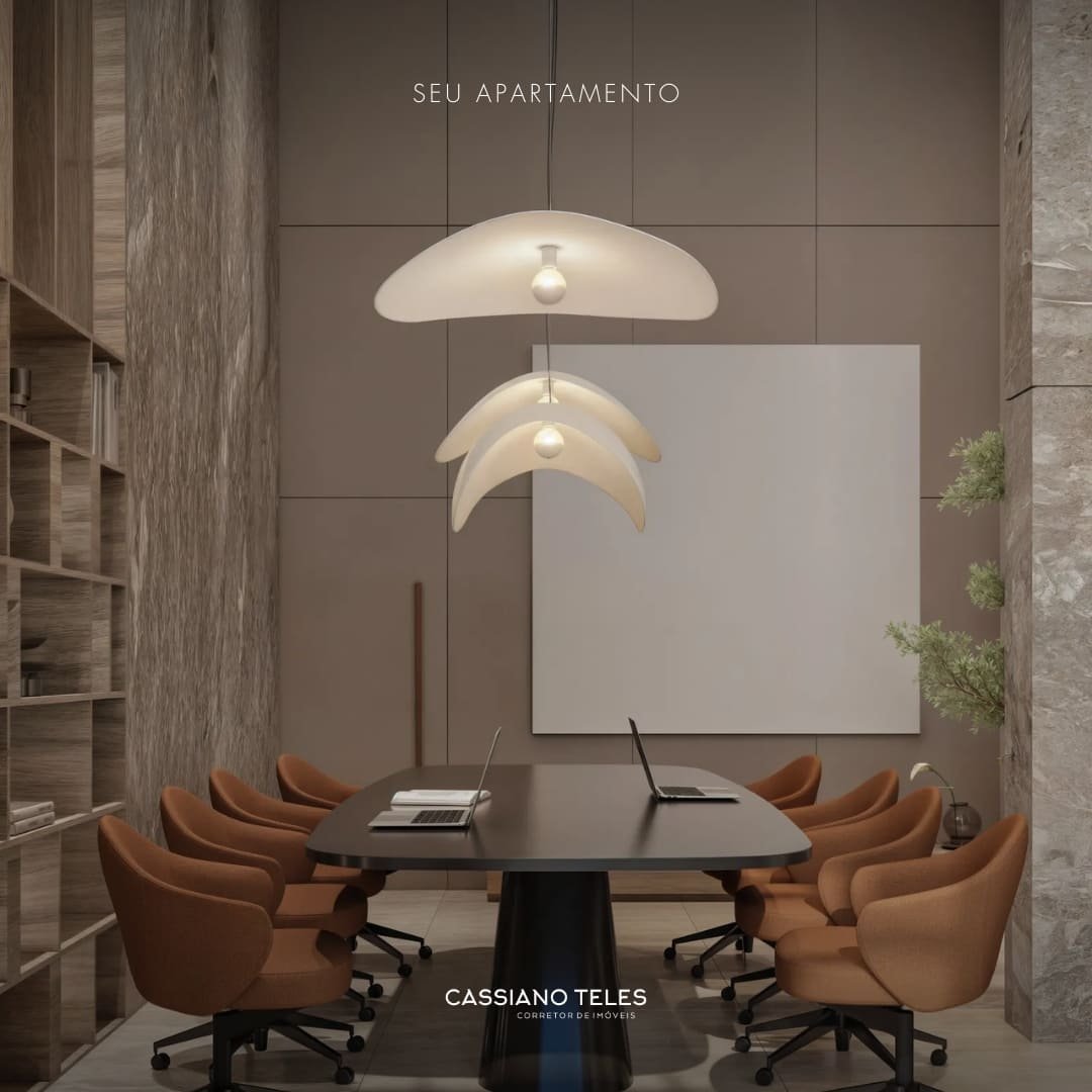 Escritório do apartamento à venda no Vellum em Porto Belo, espaço ideal para home office com conforto e privacidade.