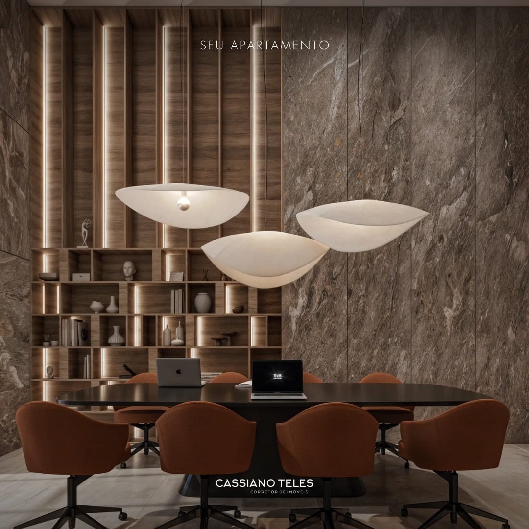 Escritório do apartamento à venda no Vellum em Porto Belo, espaço ideal para home office com conforto e privacidade.