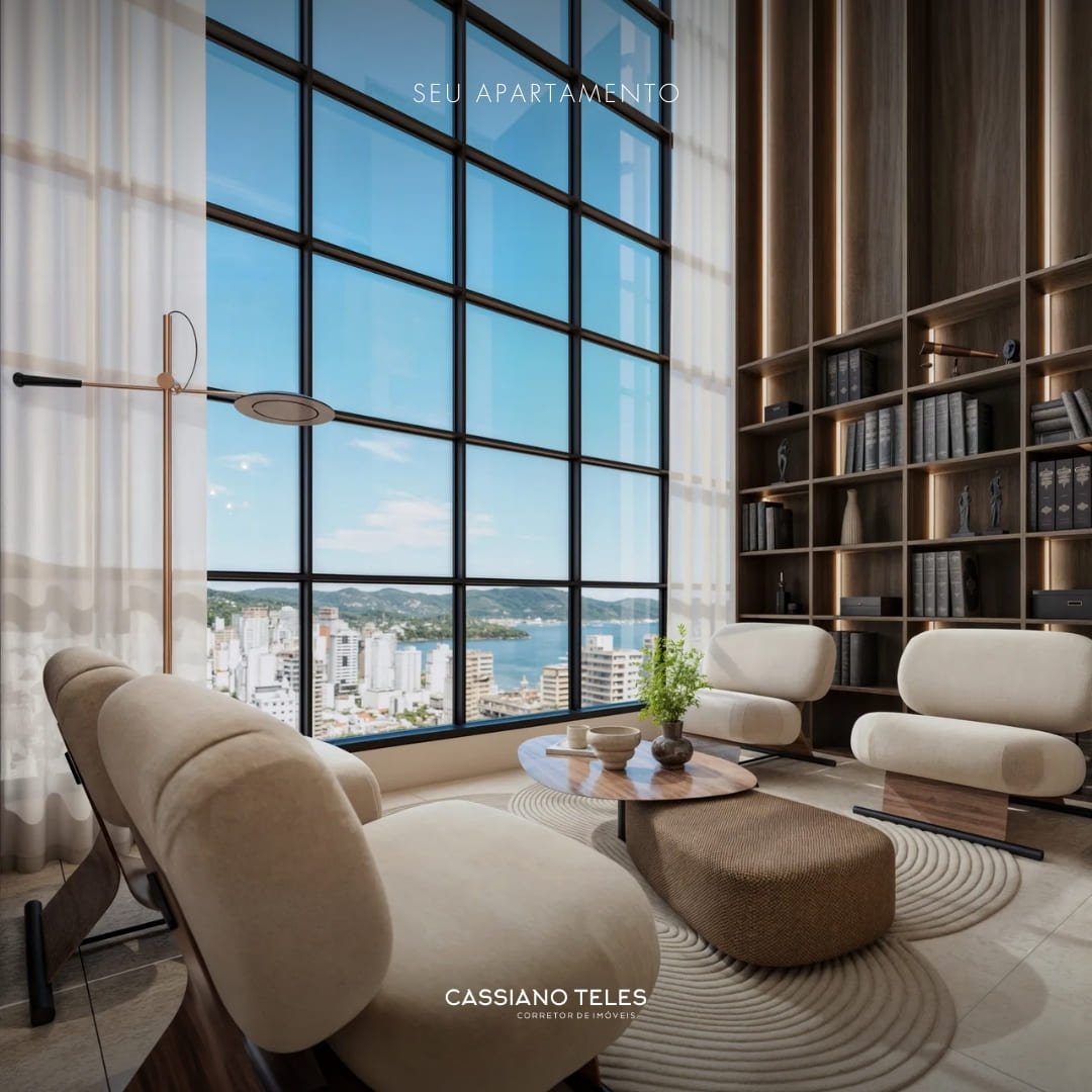 Escritório do apartamento à venda no Vellum em Porto Belo, espaço ideal para home office com conforto e privacidade.