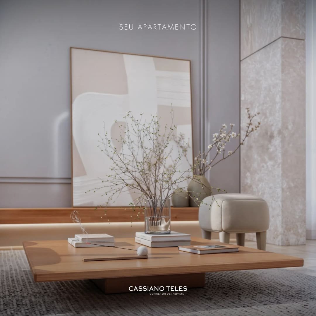 Escritório do apartamento à venda no Vellum em Porto Belo, espaço ideal para home office com conforto e privacidade.