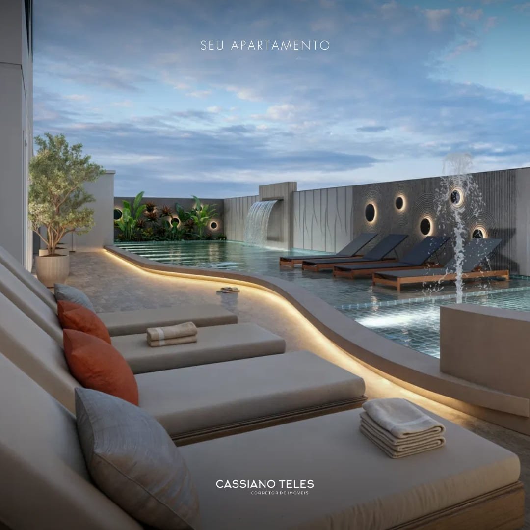 Piscina do Vellum em Porto Belo, área de lazer ideal para relaxar e aproveitar o melhor do litoral catarinense.