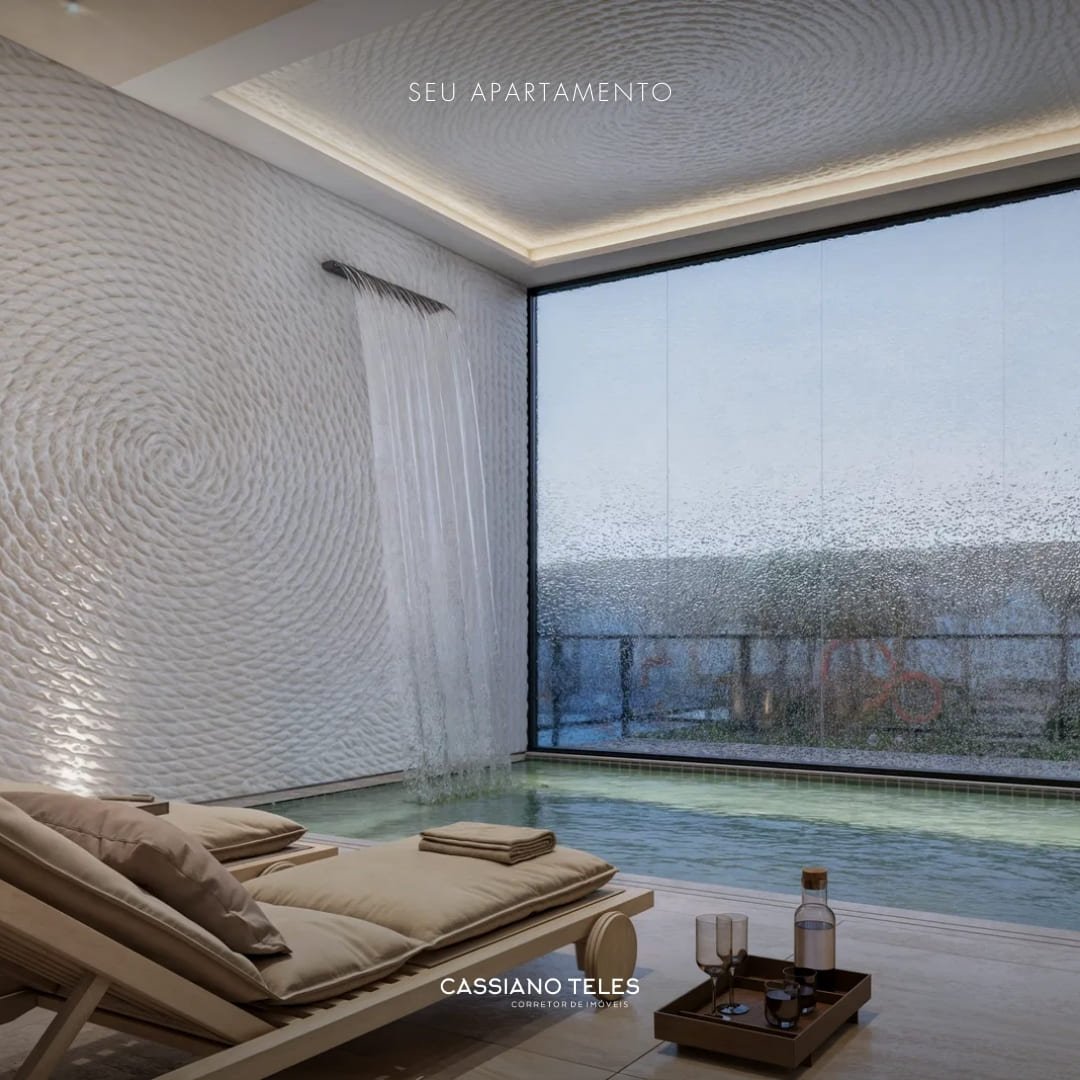 Piscina do Vellum em Porto Belo, área de lazer ideal para relaxar e aproveitar o melhor do litoral catarinense.