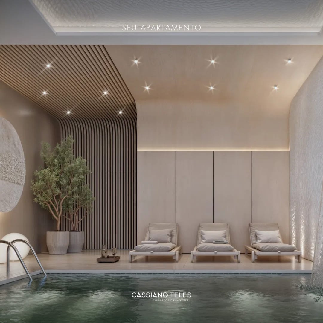 Piscina do Vellum em Porto Belo, área de lazer ideal para relaxar e aproveitar o melhor do litoral catarinense.