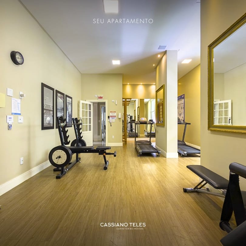 Academia equipada no Le Lis Blanc Itapema